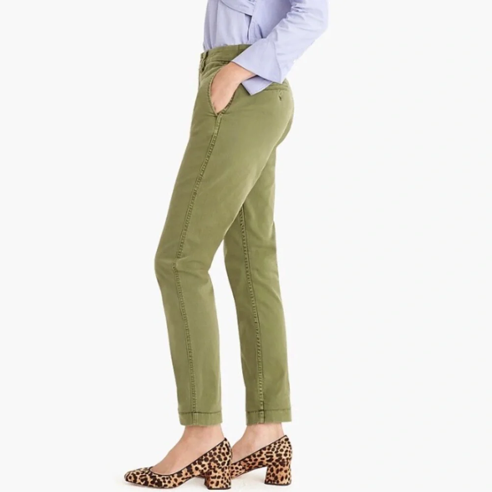 NWT J.Crew High Rise Slim Boy Chino Pants 37 - Picture 1 of 8